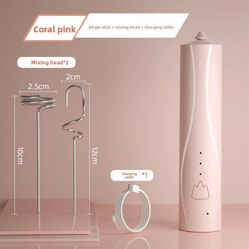 Blender Bubbler Home Semi automatic Baking Wireless Bubbler Cream Beater Handheld Blender