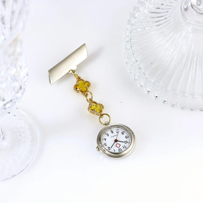 1pc new nurse watch chest watch fashionable and cute quartz pocket watch simple hanging watch simple hanging watch