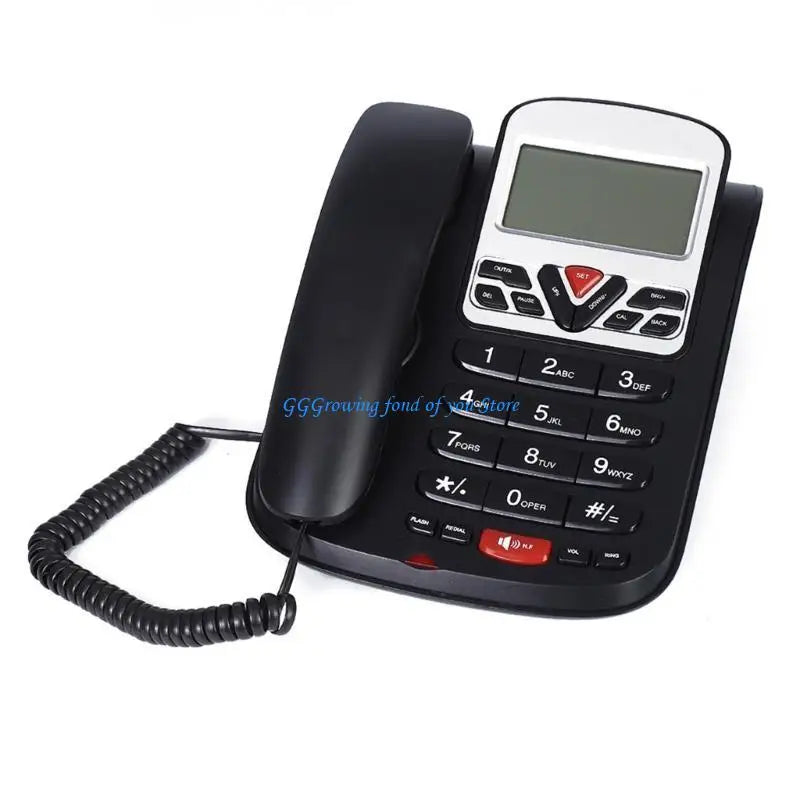 H9EB L-51 Corded Landline Phone Fixed Telephone for Hotel Room, Office Caller Display