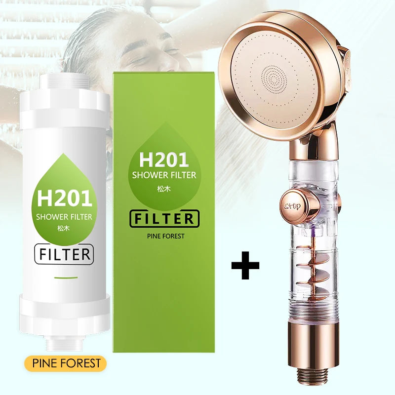 Vitamin C Shower Head Filter,Scented Bathing Shower Filter,Chlorine Removal Water Softener ,Natural Vitamin C Shower Filter