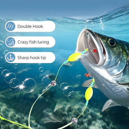 Double Hook Fishing Hair Rigs Hook Suspension Anti Bottom Carp Fishing Hook Equipment Ready Made Carp Rigs Fishing Lure