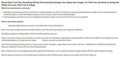 Posture Corrector Belt, Back Brace for Posture, Adjustable Back Support Straightener Shoulder Posture Support for Pain Relief