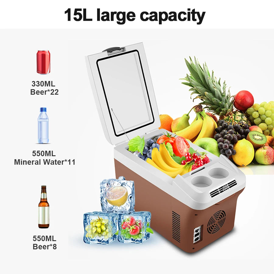 Ice box Mini Fridge 220V 12V 24V Portable Electric Cooler Refrigerator For Camping Home Truck Beach Vehicle Mini Fridge Cool car