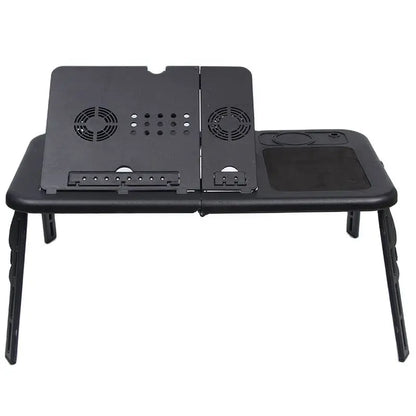 Laptop desk Multifunctional notebook computer table stand-type folding computer table USB cooling bed notebook computer stand