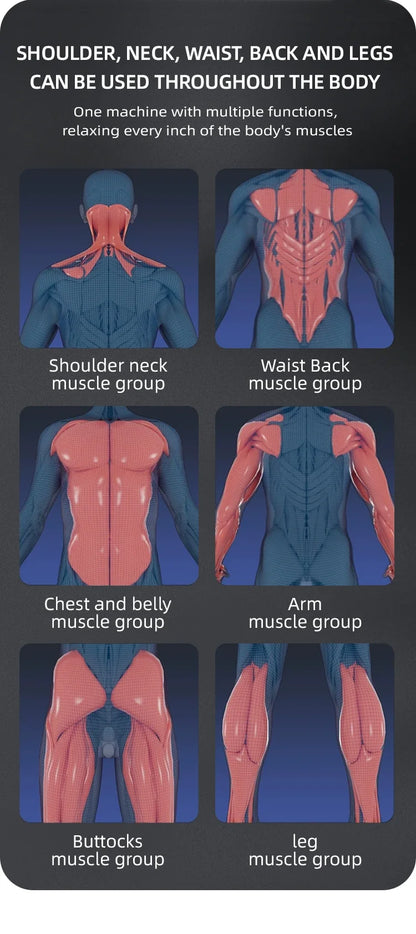 Relaxed Red Light Heated Massage Device 36W Roll Massager 360 Rotating Inner Ball Roller For Whole Body Anti Cellulite