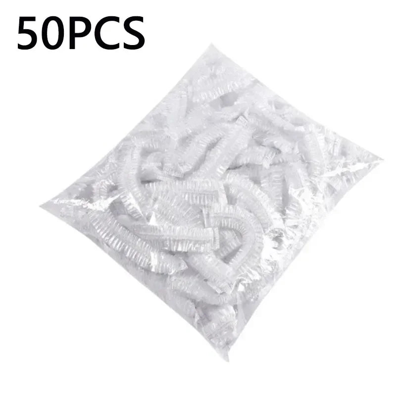 10/50/100/150/200pcs Reusable Disposable Food Cover Plastic Wrap Durable Elastic Food Lids for Bowls Elastic Plate Covers
