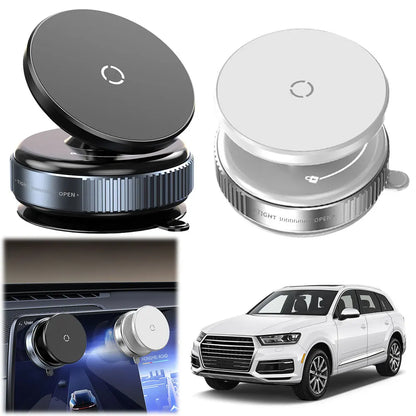 Magnetic Vacuum Adsorption Car Phone Mount 360° Rotatable Car Mobile Phone Holder for Car/Gym/Mirror/Shower/Smooth Surface