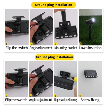 Solar Outdoor Lighting  Landscape Light Dual Use Lawn Lamps Street Lights LED Lawn Lamp for Yard Garden Lawn Festival Decoration