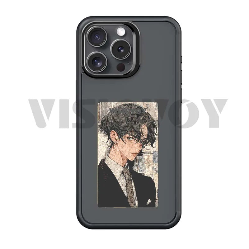 New Trendy Phone Cases That Supports DIY Photo Transfer Via NFC Phone Cases for IPhone 15 14 13 Pro Max Battery Free Phone Funda