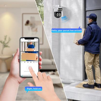 Icsee Camera Wifi Security Camera Wifi Security Camera Camera External Wifi Camera Camera 4K 3 + 3MP Brazil