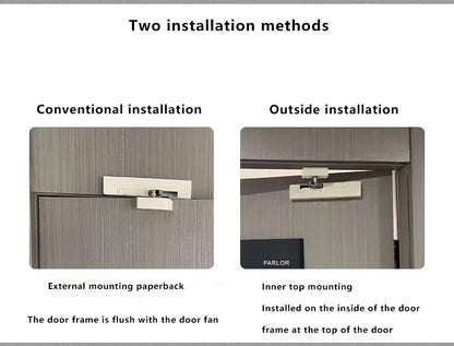 Door Buffer Damper Hydraulic Door Closer Wooden Door External Door Opening Household Silent Automatic Closing Anti-pinching