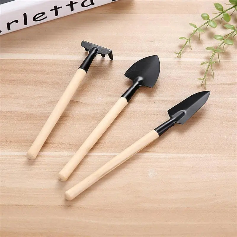 Gardening Tools Three-Piece Set Mini Garden Tools Multi-Function Shovel Harrow Shovel Household Plant Pine Soil Shovel