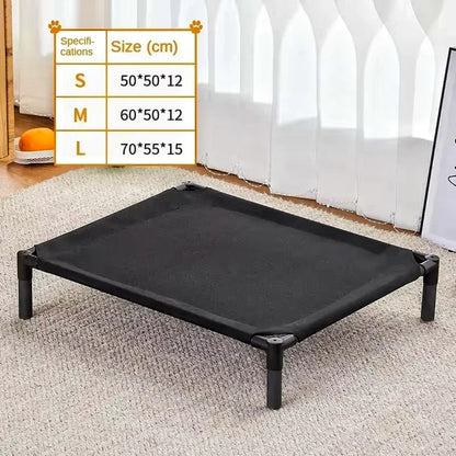 Elevated Pet Bed Dog Cat  Folding Pet Camping Bed Cat Dog House Portable Removable Washable Four Seasons Cats Kennel Puppy Beds