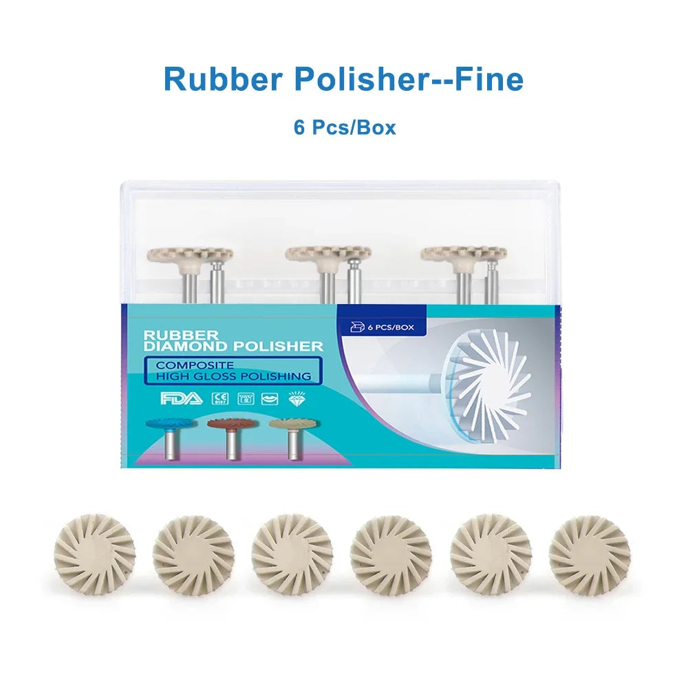 ELIJAH Dental Composite Resin Polishing Disc Kit Composite Resin Self-Glazed Polishing Disc Wheel For Tooth Whitening Materials