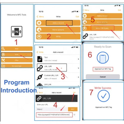 10/50/100Pcs Boost Review NFC Sticker Google Google Review NFC Sticker Increase Your Reviews Google Tap To Review Cards NFC Tag