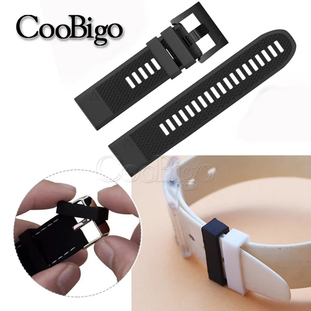 10pcs/pack Black Plastic Belt Loop Keeper Square Loop Buckles Belt Harness Backpack Straps