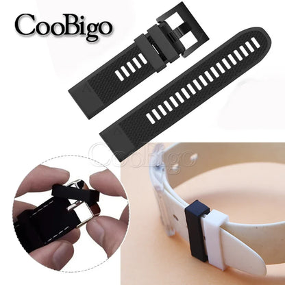 10pcs/pack Black Plastic Belt Loop Keeper Square Loop Buckles Belt Harness Backpack Straps