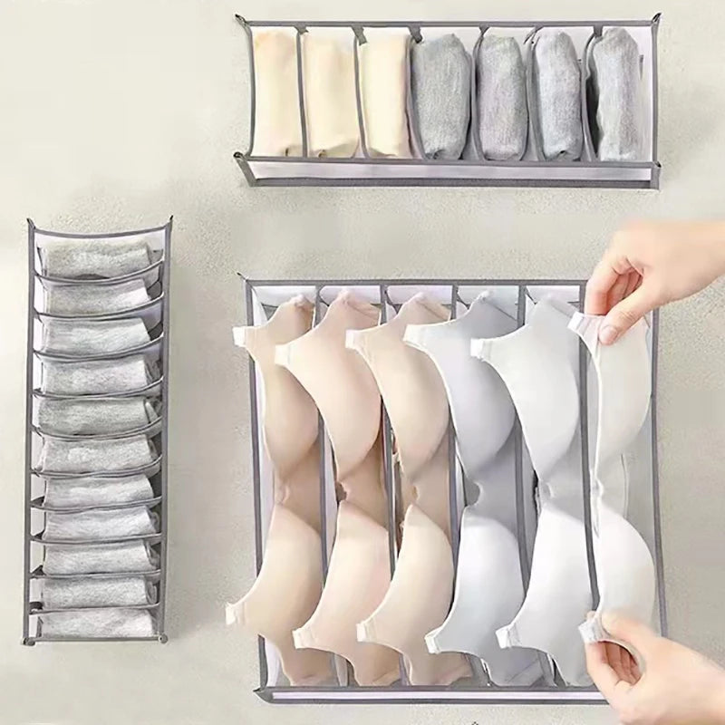 Underwear Bra Socks Panty Storage Boxes Home Organization Drawer Divider Home Dormitory Save Space