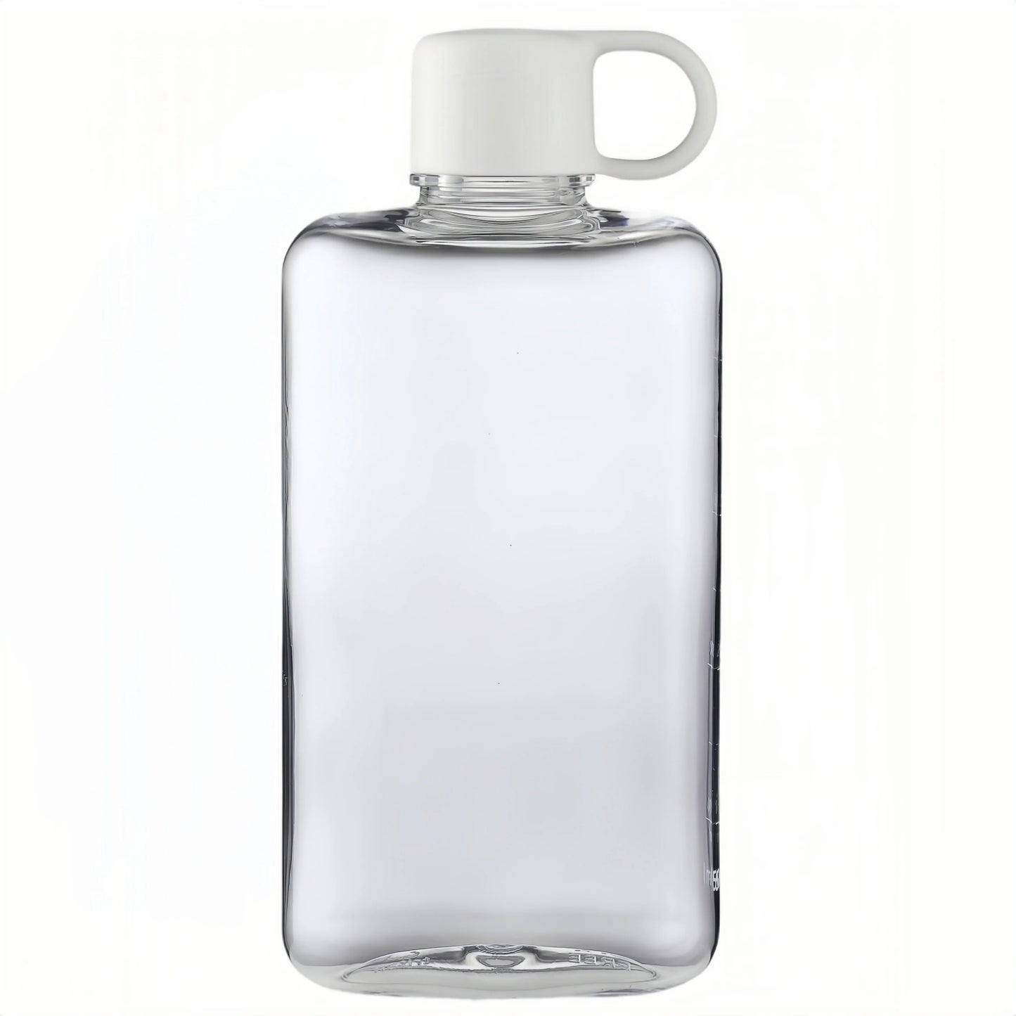 Water Botlte Flat Bpa Free Sport Clear Plastic Crystal Drinks Kettle Notebook Milk Juice Transparent Drinkware Birthday Gift