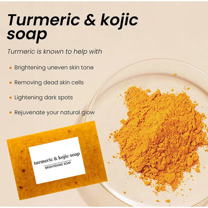 Turmeric Body Care Soap Soap Clean And Removing Skin Grease Control Oil Intake Prevent Dry Skin Toilet Soap Body Care Products