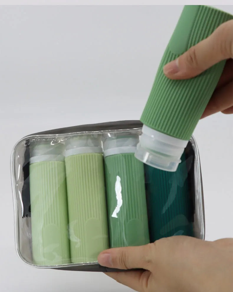 Travel Bottles for Toiletries Tsa Approved 3oz Travel Size Containers BPA Free Leak Proof Refillable Liquid Silicone Squeezable