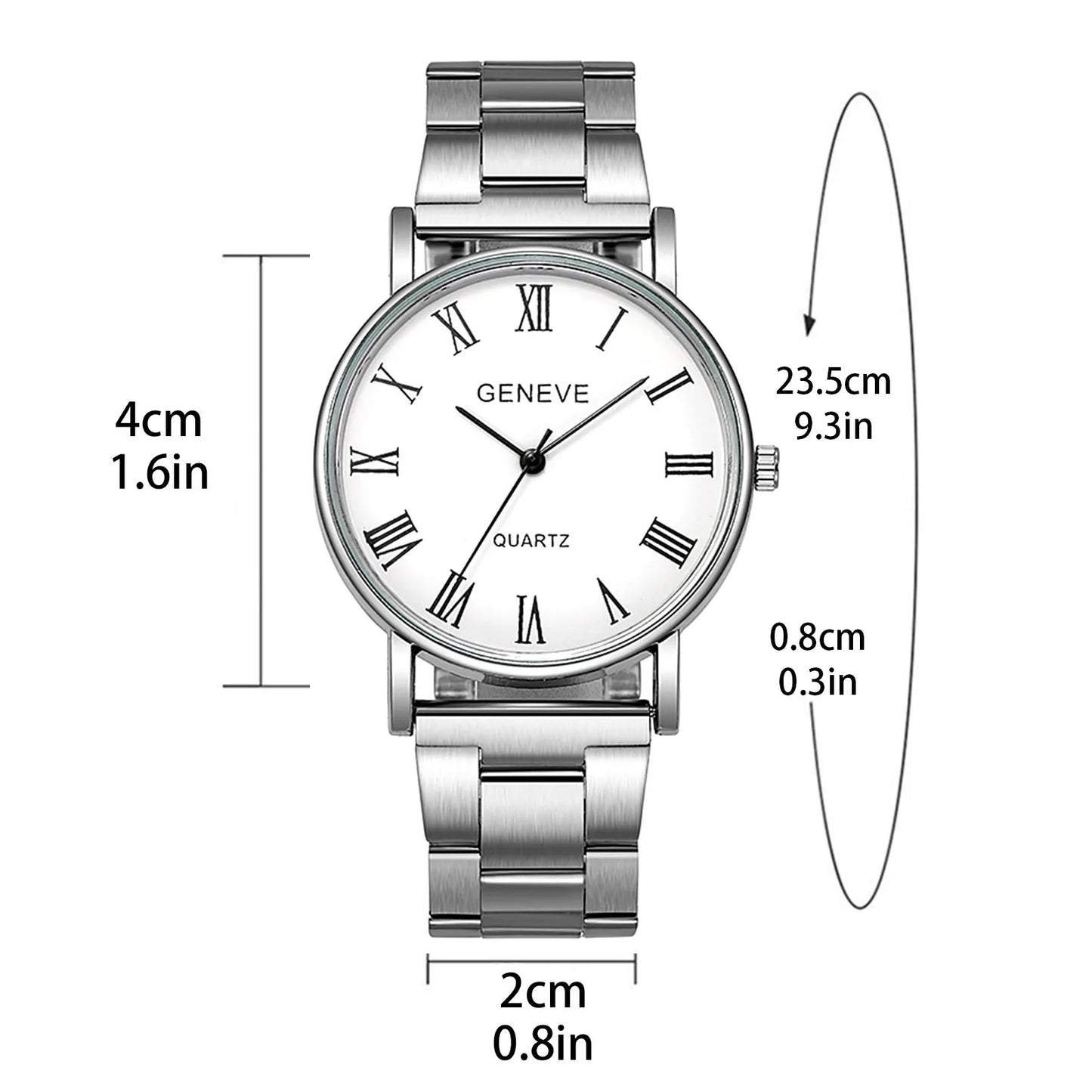 Men's Watch Fashion Casual Watch Quartz Watch Steel Band Watch Wrist Watch