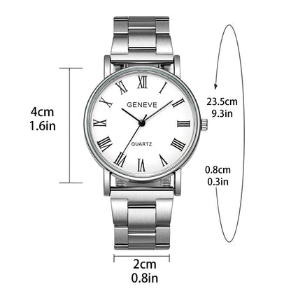 Men's Watch Fashion Casual Watch Quartz Watch Steel Band Watch Wrist Watch