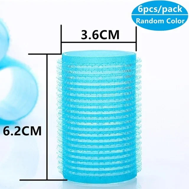Hair Rollers Self Grip Hook Hair Curlers Heatless Hairs Roller Salon Hairs Dressing Curlers Jumbo Size Sticky Hair Styling Tools