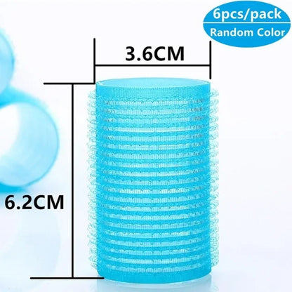 Hair Rollers Self Grip Hook Hair Curlers Heatless Hairs Roller Salon Hairs Dressing Curlers Jumbo Size Sticky Hair Styling Tools