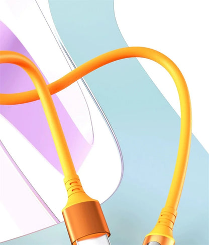 NNBILI 120W 6A Fast Charge USB Type C Quick Charge Cable For Huawei P70 Samsung OnePlus Realme Phone LED Digital Display Cables