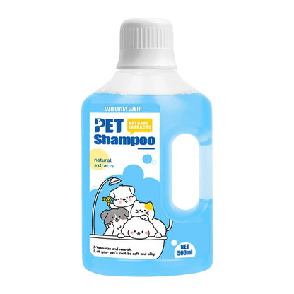 500ml Pet Bath Shampoo Cats Dogs Shower Care And Cleaning Gentle And Smooth Deodorizing Anti-itching Long-Lastin Fragrance