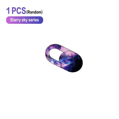 1/3/6PCS WebCam Cover Starry Sky Laptop Lens Stickers Mobile Phone Camera Antispy Slider Universal WebCam Cover Privacy Shutter