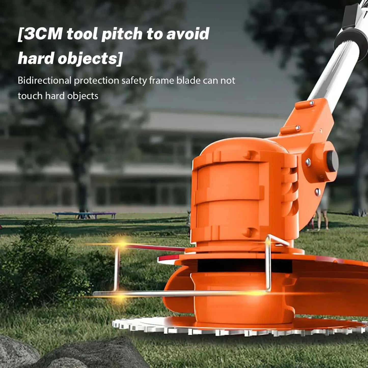 2025 new household garden electric lawn mower, lawn trimmer, automatic release rechargeable garden lawn trimmer