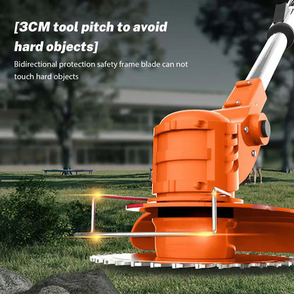 2025 new household garden electric lawn mower, lawn trimmer, automatic release rechargeable garden lawn trimmer