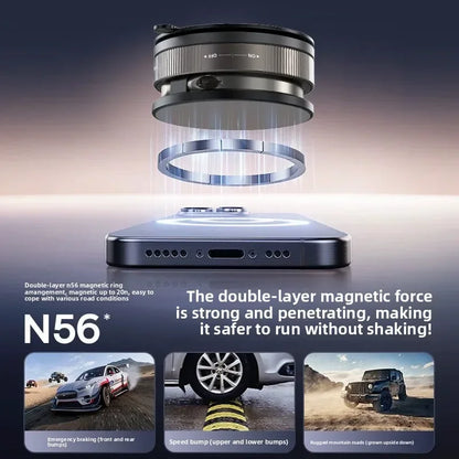 The New Car Phone Mount with Super Strong Suction One Twist Lock Design Works with All Mobile Phones and Vehicles