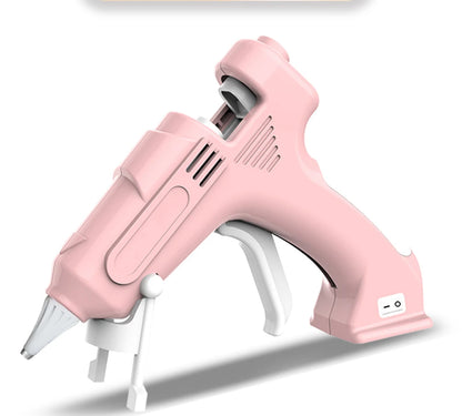 Cordless Hot Melt Glue Gun Child Hand Crafts Home DIY Repair Use 7mm Glue Stick Wireless Glue Gun