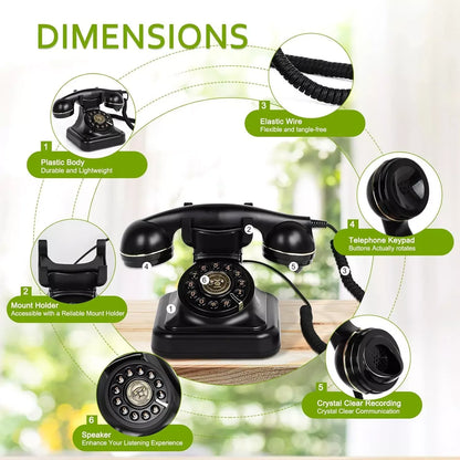 Wedding Audio Phone Guestbook Banquet Guests Voice Sign-In Phone Party Audio Blessing Message Phone Audio Book Phone