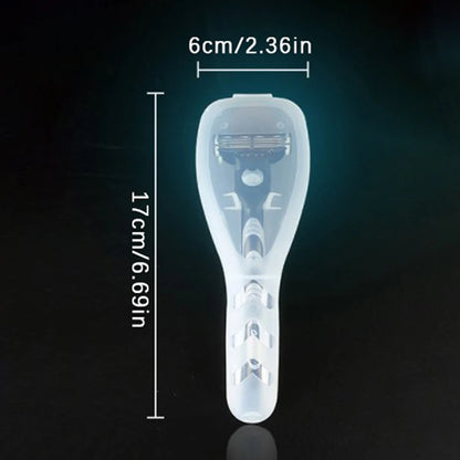 PTravel Shaver Case Razor Box Blades Holder Plastic Suitcase Holder Baggage Boarding Portable Packing Organizer Accessories