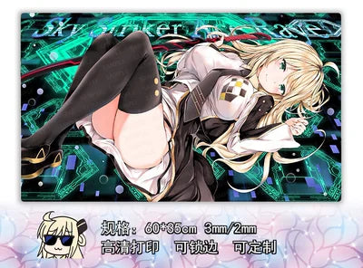 Yu-Gi-Oh! Play Mat Anime Yugioh Double Board Game Duel Plate Rubber Board Table Games Card Mat Mouse Pad Trading Card Game Mat