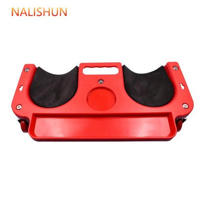 Rolling Knee Protection Pad with Wheels Built in Foam Padded Per for Car Repairman, Fitter, Repairman, Protective Gear Pulley