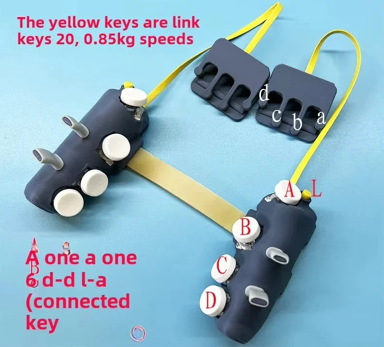 Tablet Game Handle Controller 8 Buttons 10 fingers  Pulse Continuous Shooting  Gamepad for Ipad