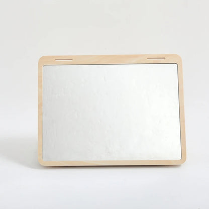 Black And White Baby Floor Mirror Tummy Time Sensory Baby Toys 6 12 months Kid Toys For Babies Montessori Development Crawl Toys