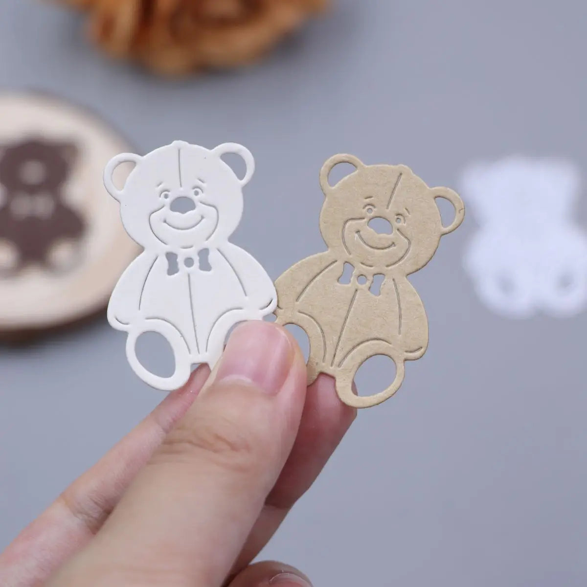 Little Cute Bear Metal Dies Cutting for Card Making DIY Handmade Crafts Scrapbooking Animal Die Cuts