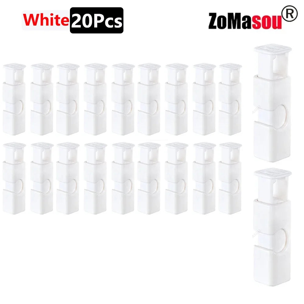 50/1Pcs Reusable Food Sealing Clips Bread Storage Bag Clips For Snack Wrap Bags Spring Clamp Kitchen Organization Sealing Clamp