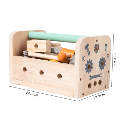 Kids Tool Bench Wooden Set Toys Montessori Toys Workbench Construction Toys Educational   Toys Christmas Birthday Gifts boys