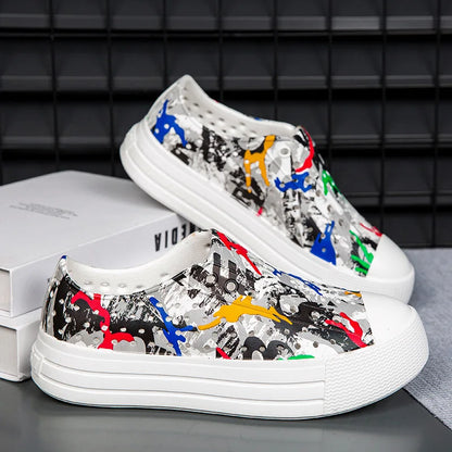 New Big Kid Casual Sandal Heightening Shoes External Wear Sandal Summer Thick Bottom Hole Cave Garden Shoes Women Beach Sandal