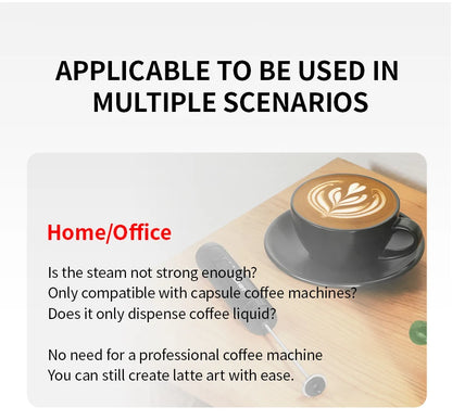 MHW-3BOMBER Official New Electric Milk Frother Handheld Wireless Blender Latte Cream Egg Beater Food Blender