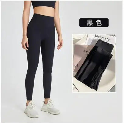 No need wear Underware Yoga Sport Pant Fitness Workout Tights and Soft Women High Waist Running Gym Leggings