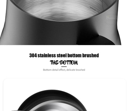 Milk Frothing Pitcher Jug 350/500ML Stainless Steel Coffee Milk Frothing Jug for Espresso Latte Art Barista Steam Milk Jug