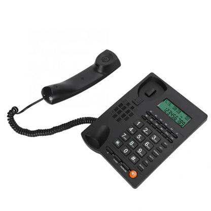 DX11 Corded Landline Phone Big Button Landline Phones with Caller Identification Fixed Telephone for Office Hotel Receptioni